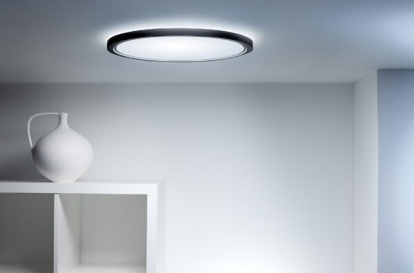 WiZ - Plafonieră LED RGB SUPERSLIM dimabilă 22W 230V Wi-Fi negru
