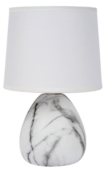Lampă de masă MARMO 1xE14/40W/230V alb Lucide 47508/81/31