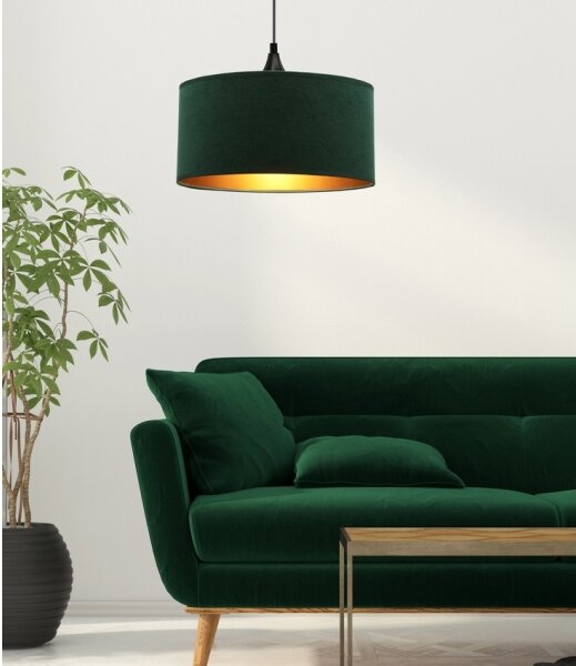 Lustră pe cablu MALOTO 1xE27/60W/230V verde