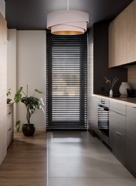 Lustră pe cablu Duolla KOBO 1xE27/15W/230V d. 45 cm crem/auriu
