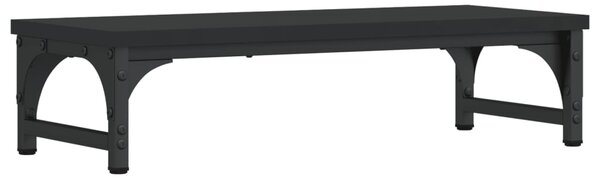 Suport pentru monitor, negru, 55x23x14 cm, lemn compozit