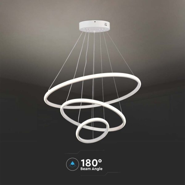 Lustră LED pe cablu LED/32W/230V 3000K alb