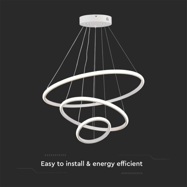 Lustră LED pe cablu LED/32W/230V 3000K alb
