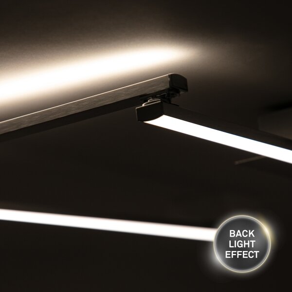 Lustră LED aplicată STAFF 5xLED/4,8W/230V crom mat Briloner 3501-018