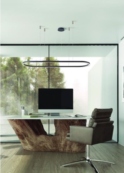 Lustră LED dimabilă pe cablu ELENA LED/60W/230V 150 cm negru Azzardo AZ5057