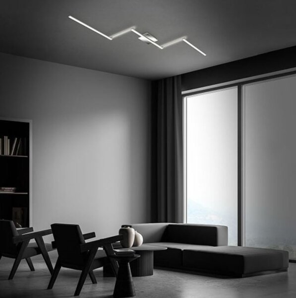 Lustră LED aplicată STAFF 5xLED/4,8W/230V crom mat Briloner 3501-018