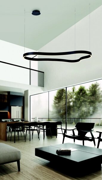 Lustră LED dimabilă pe cablu MIRABELLA LED/60W/230V negru Azzardo AZ5093