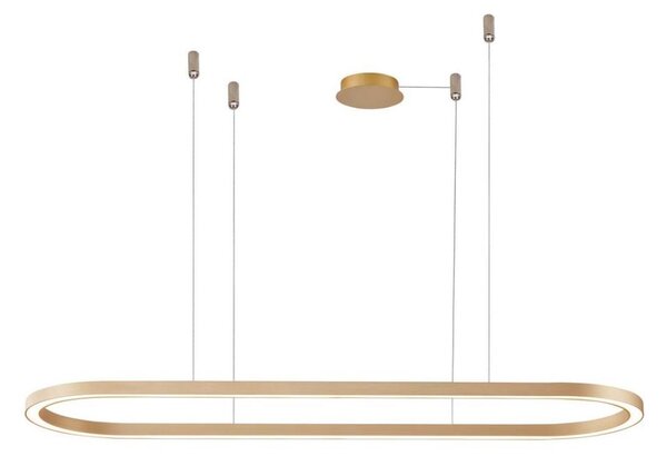 Lustră LED dimabilă pe cablu ELENA LED/50W/230V 120 cm auriu Azzardo AZ5056
