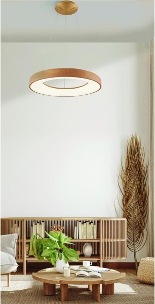 Lustră LED pe cablu SANTANA LED/30W/230V maro Azzardo AZ5006