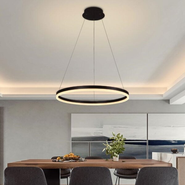 Lustră LED dimabilă pe cablu LED/42W/230V 3000-6500K + telecomandă