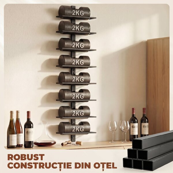 HOMCOM suport sticle slim | Aosom Romania