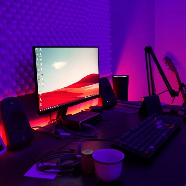 Bandă LED RGB dimabilă 11,5m LED/24W/230V Brilo + telecomandă