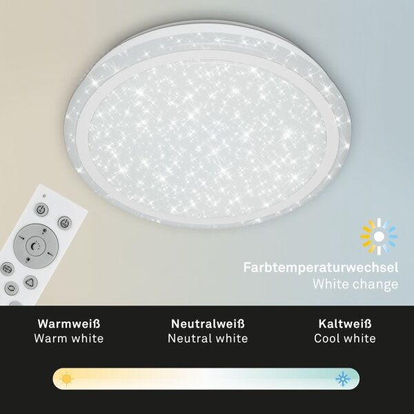 Plafonieră RGBW dimabilă STARRY SKY LED/24W/230V Brilo + telecomandă