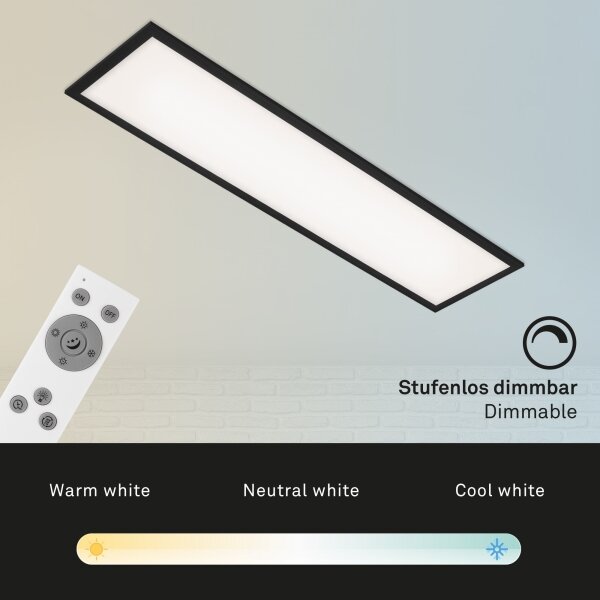 Plafonieră LED dimabilă PIATTO LED/24W/230V 100x25 cm Brilo + telecomandă