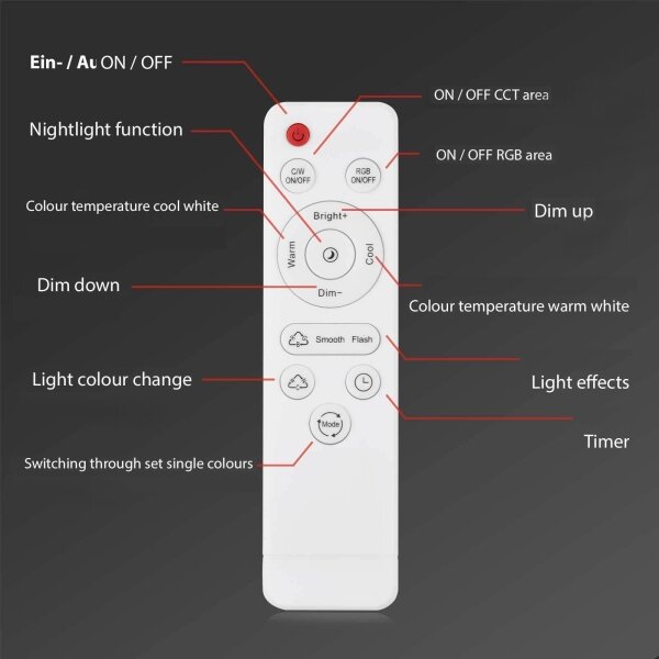 Lustră LED dimabilă aplicată FRAME 2xLED/20W/230V Wi-Fi Tuya Brilo + telecomandă