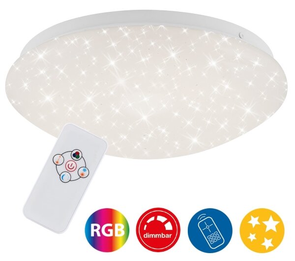 Plafonieră RGBW dimabilă STARRY SKY LED/10W/230V Brilo + telecomandă
