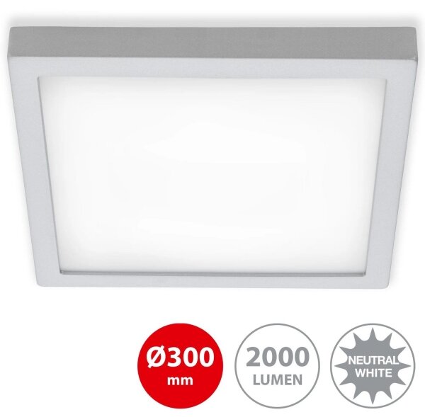 Plafonieră LED FIRE LED/21W/230V 4000K Briloner 7142-414