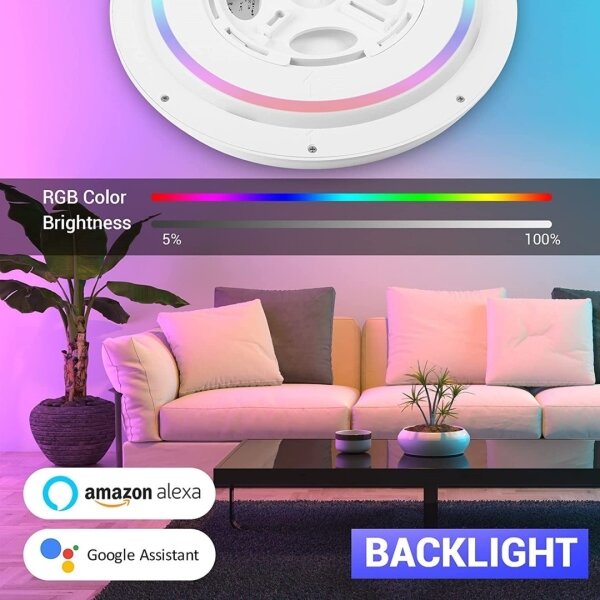 Immax NEO 07164-40 LED RGBCCT 50W/230V Wi-Fi Tuya + DO, lumina reglabilă