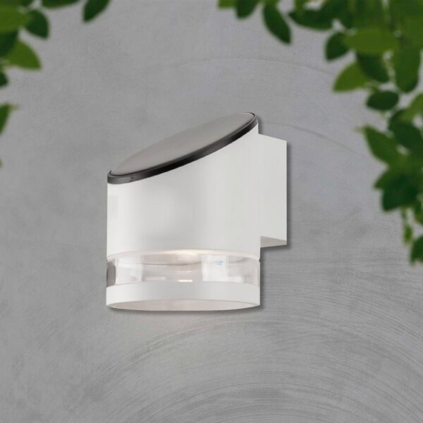 LED lampă solară de perete exterior 1W 3,7V 3000K IP54 1200mAh albă