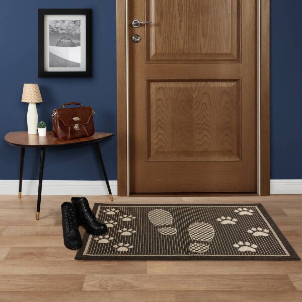 Covor Intrare 988 91, Natura Talpici, Maro 40x60