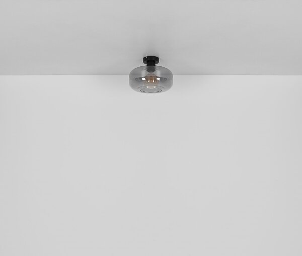 Lustră aplicată GIUSEPPE 1xE27/40W/230V gri Globo 15566D