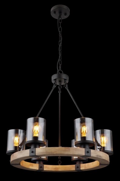 Lustră pe lanț LILA 6xE27/60W/230V Globo 15555-6H