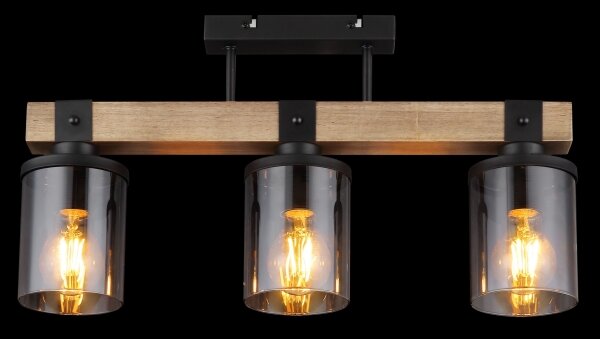 Lustră aplicată LILA 3xE27/60W/230V Globo 15555-3D