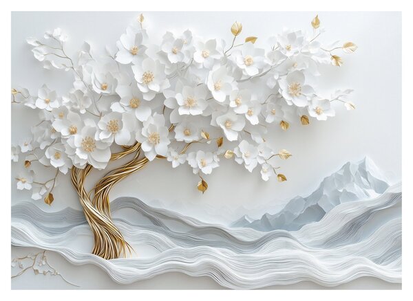 Tablou – Arborele vieții 3D elegant (70x50 cm)