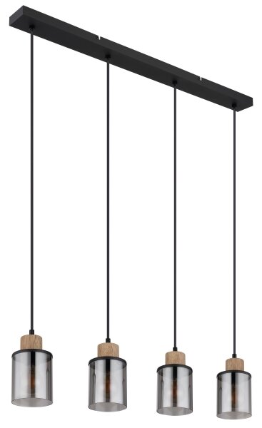 Lustră pe cablu REID 4xE27/15W/230V Globo 15707-4H