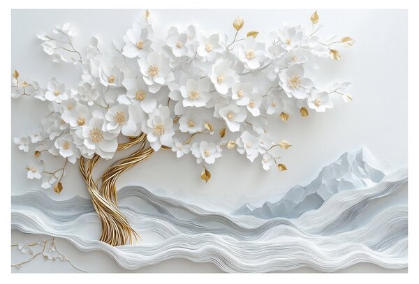 Tablou – Arborele vieții 3D elegant (90x60 cm)
