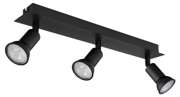 Spot DREW 3xGU10/35W/230V negru Globo 57998-3