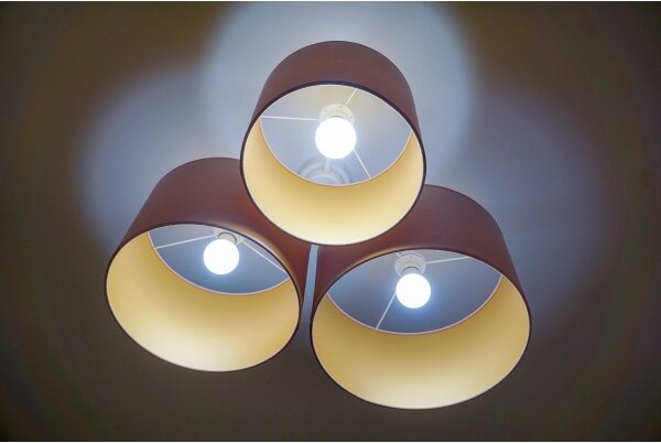 Duolla - Plafonieră ROLLER TRIO 3xE27/60W/230V roz