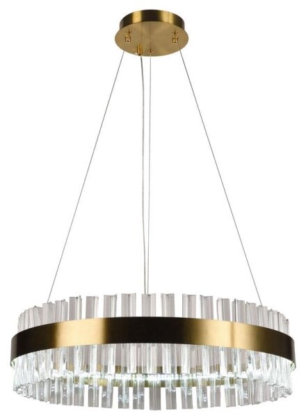 Brilagi - Lustru cu cristale LED dimabil pe cablu HALO LED/40W/230V + telecomandă