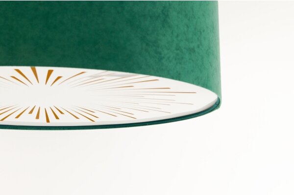 Plafonieră RAYS 2xE27/60W/230V d. 60 cm verde