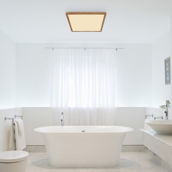 Plafonieră LED dimabilă pentru baie SAPANA LED/24W/230V IP44 Globo 41563-24WW
