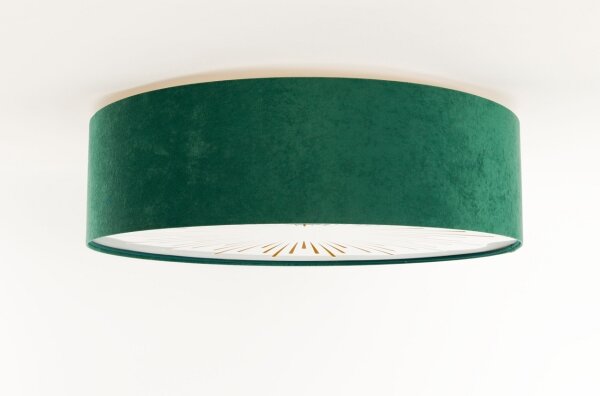 Plafonieră RAYS 2xE27/60W/230V d. 60 cm verde