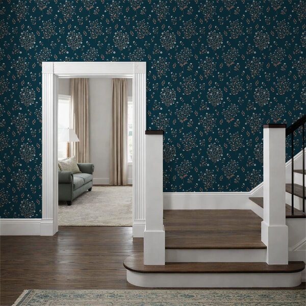 Tapet Ramuri și flori delicate, Tapet flori, a01245v1 : Uwalls.ro