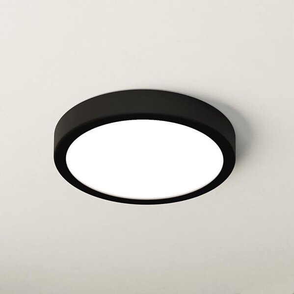 Eglo 900653 - Plafonieră LED pentru baie FUEVA, 17W/230V, neagră, IP44