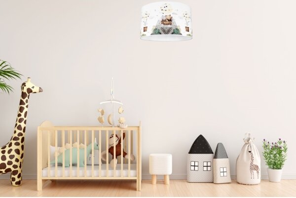 Plafonieră pentru copii BEARS 1xE27/60W/230V