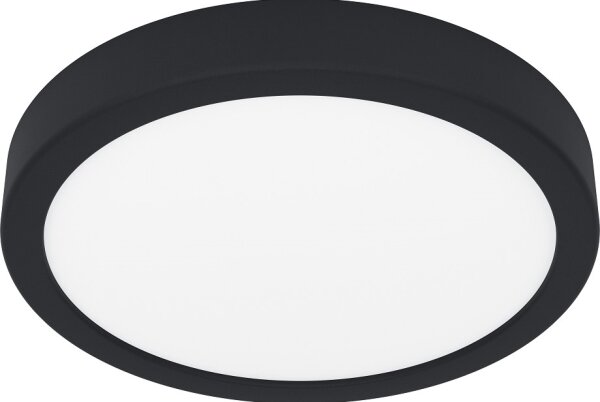 Eglo 900653 - Plafonieră LED pentru baie FUEVA, 17W/230V, neagră, IP44