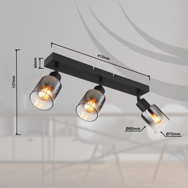 Spot HUBERTUS 3xE14/40W/230V Globo 54308-3