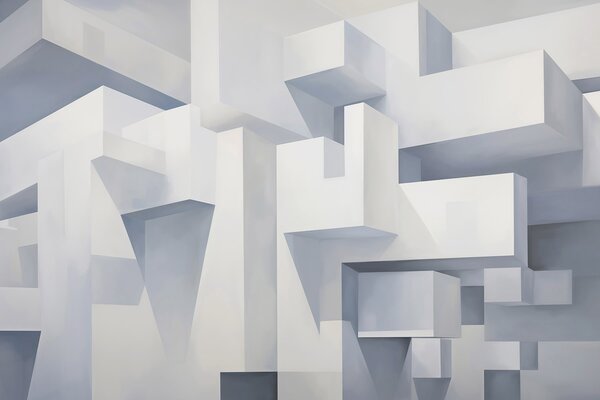 Tapet Abstracție geometrică, Fototapet 3D, Fotomurale 3D Forme geometrice, w05823 : Uwalls.ro