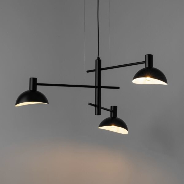 Lustră pe cablu ARTIS 3xE14/40W/230V negru