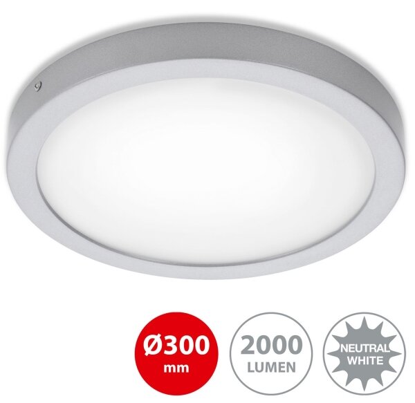 Plafonieră LED FIRE LED/21W/230V 4000K Briloner 7141-414