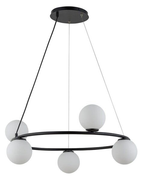 Lustră pe cablu GAMA 5xG9/12W/230V negru