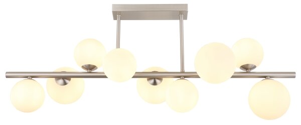 Lustră LED pe tijă RIHA 9xG9/3W/230V crom Globo 56140-9D