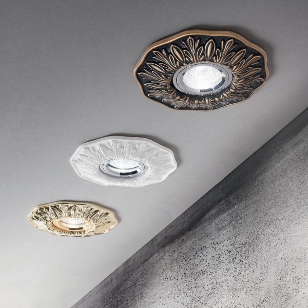 Ideal Lux - Spot încastrat POLKA 1xGU10/50W/230V alb
