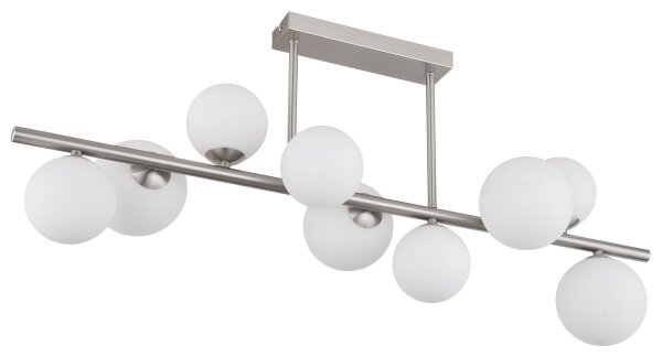 Lustră LED pe tijă RIHA 9xG9/3W/230V crom Globo 56140-9D