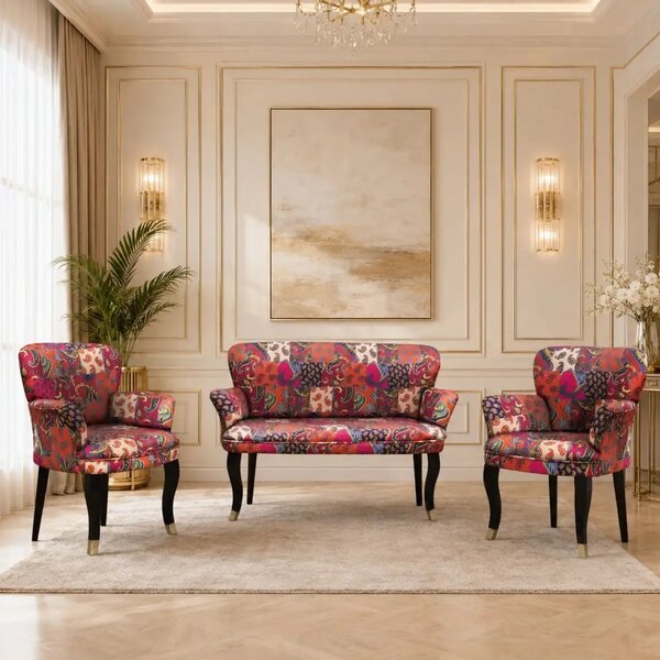Set canapea cocktail Relax Homs textil portocaliu