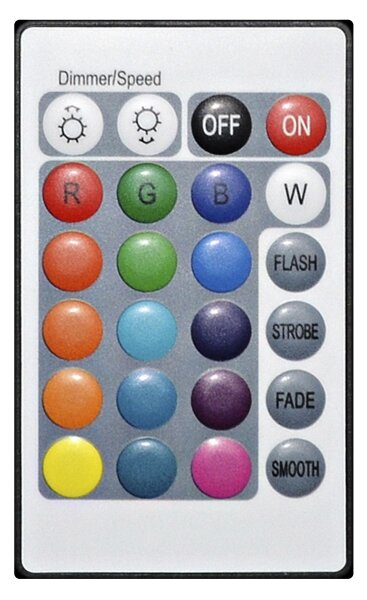 Bandă LED RGBW dimabilă NEON FLEX 2,1m LED/4W/5V Ledvance + telecomandă